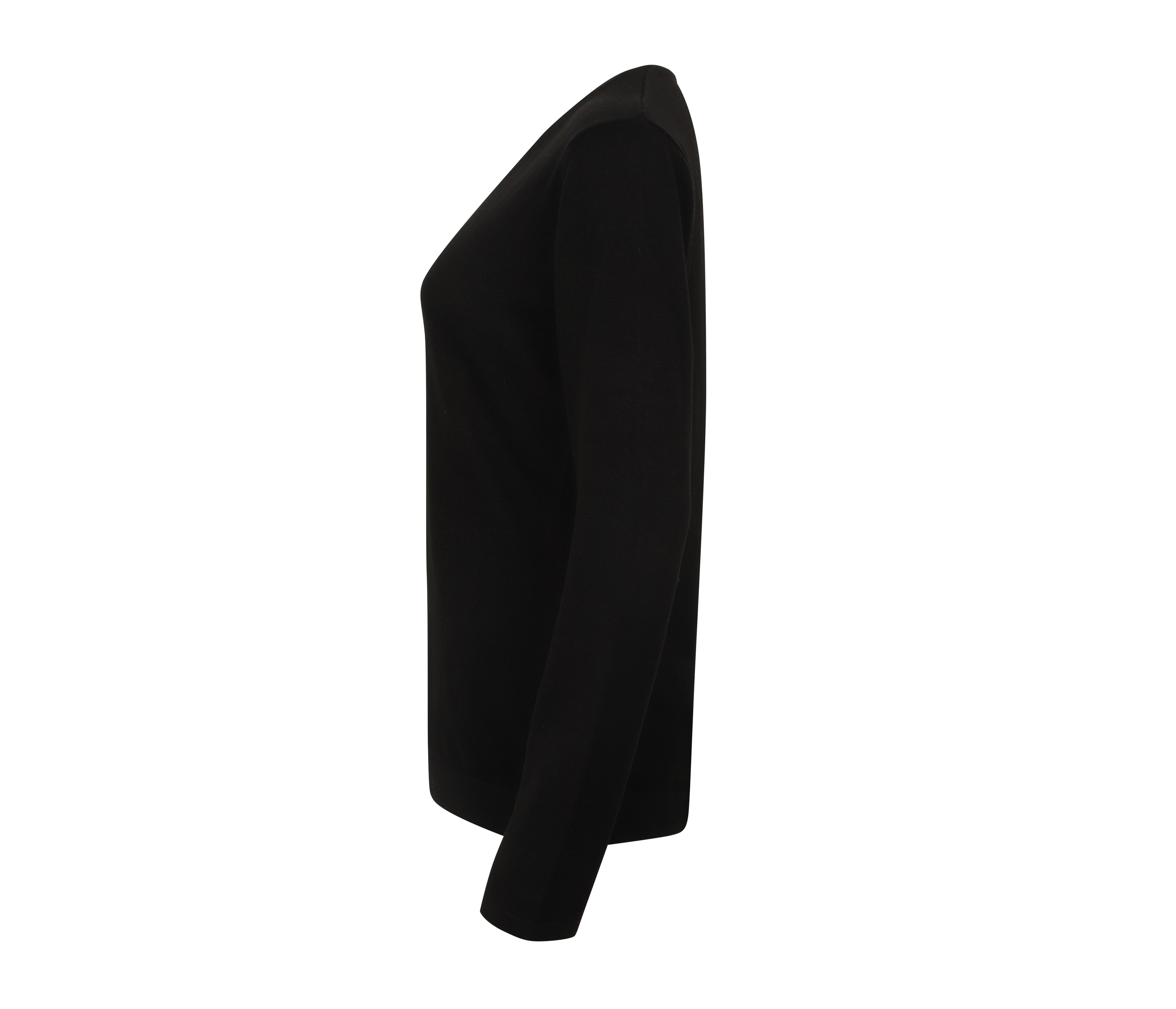 LADIES' V-NECK JUMPER